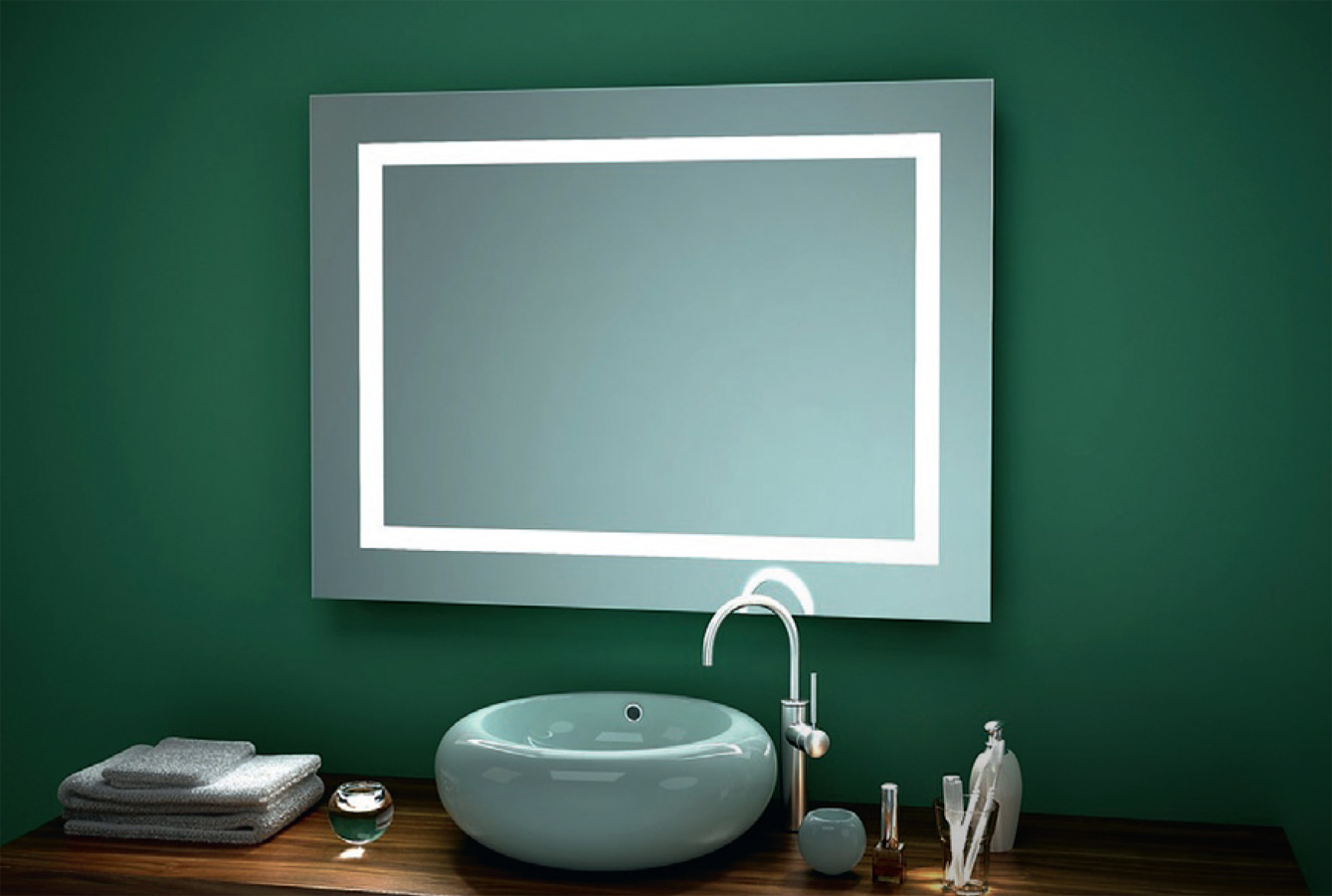 Spegel badrum led ~ xellen.com